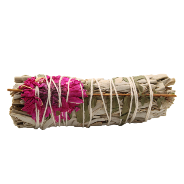 White Sage & Dhalia Smudge Stick 10cm