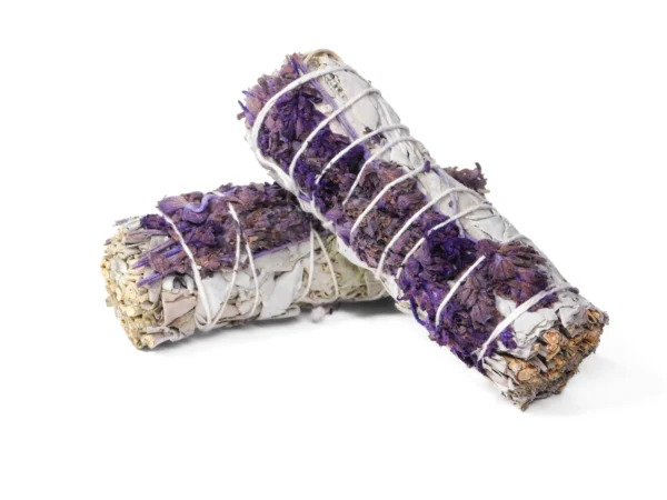 white-Sage-lavender-Smudge-Stick-10cm