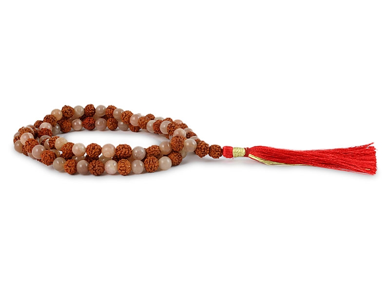 Mala-peach-moonstone-rudraksha-A-A-quality-in-mala-pouch