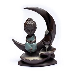 Backflow-incense-burner-Buddha-on-Moon