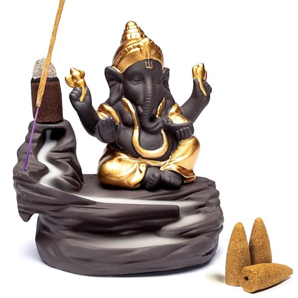 Backflow-incense-burner-Ganesh