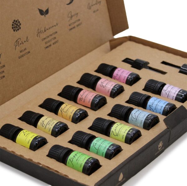Aromatherapy Essential Oil Set - The Top-12