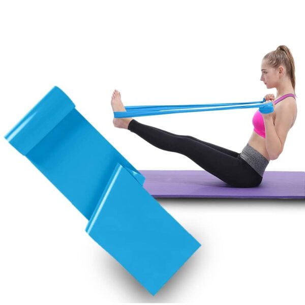 Yoga-pilates-resistance-band-blue