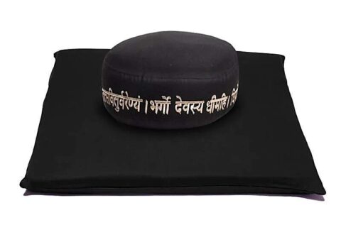 Meditation SET Gayatri mantra organic cotton