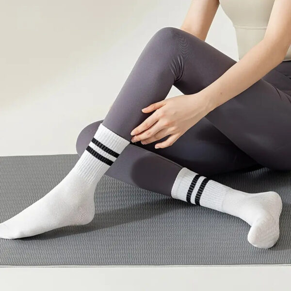 white-yoga-socks