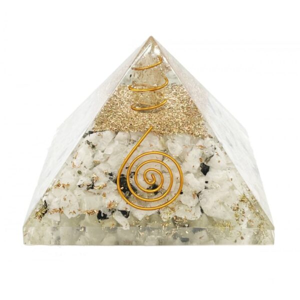 Rainbow-moonstone-orgonite-pyramid-with-circle-of-life-reiki-symbol