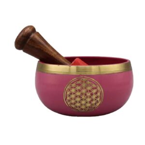 TIBETAN-Singing-bowl-pink-Flower_Of_Life-9cm