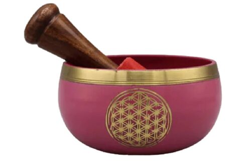 TIBETAN-Singing-bowl-pink-Flower_Of_Life-9cm