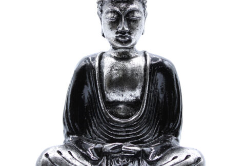 Black-Grey-Buddha-HANDPAINTED