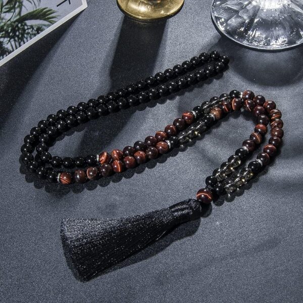 Mala-tiger-Necklace-108-Prayer-Beads-Natural-Stone