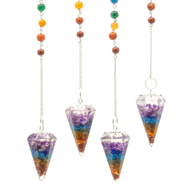 Orgonite-Power-Chakra-Pendulum-gemstones