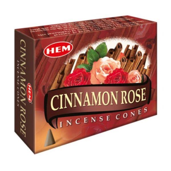 Hem-Cinnamon-Rose-incense-Cones-10pcs