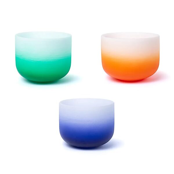 Κρυστάλλινα Singing Bowl Set 7 Chakra 432 hz + 2 Τσάντες Αποθήκευσης + 2 Μαλέτες - Image 3