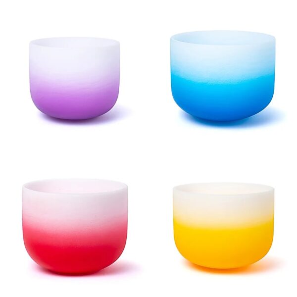 Κρυστάλλινα Singing Bowl Set 7 Chakra 432 hz + 2 Τσάντες Αποθήκευσης + 2 Μαλέτες - Image 2