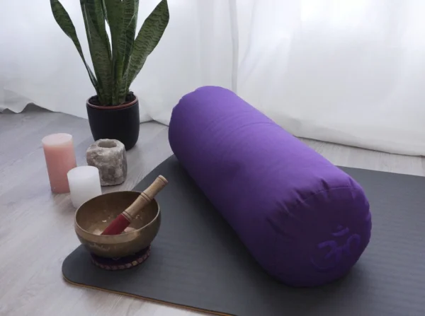 Yoga-Bolster-Purple-Ohm-60-cm