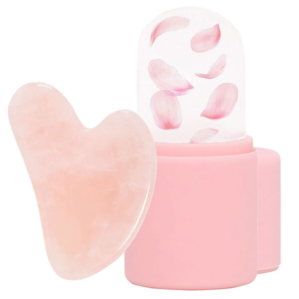 ice-cube-roller-prosopou-apo-silikoni-gia-antigiransi-PINK-flower-gua-sha-rose-quartz