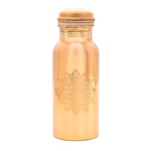 Copper-bottle-mandala-etched