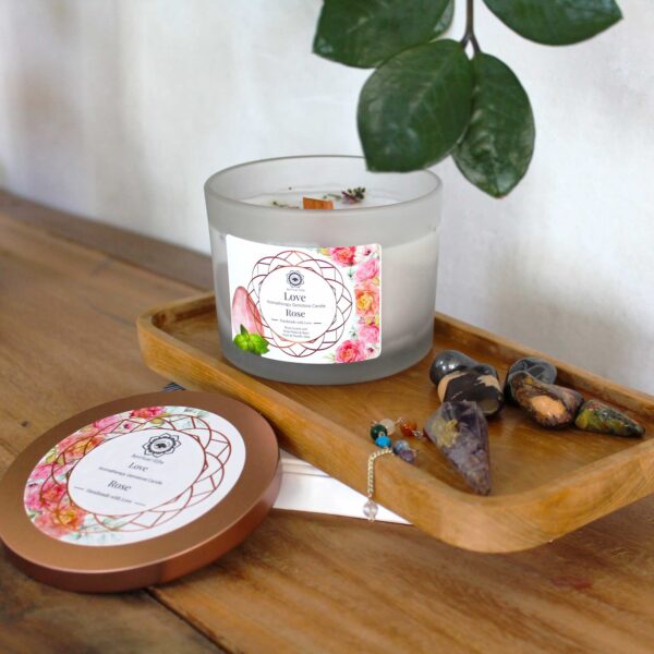 Green-Tree-Gemstone-Candle-love-rose