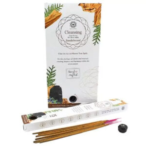 Green Tree Gemstone Incense Cleansing - Black Tourmaline