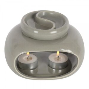 grey-double-oil-burner-wax-melt-warmer