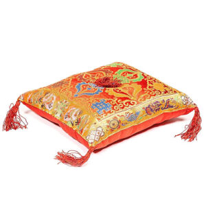 Singing-Bowl-cushion-double-dorje-red