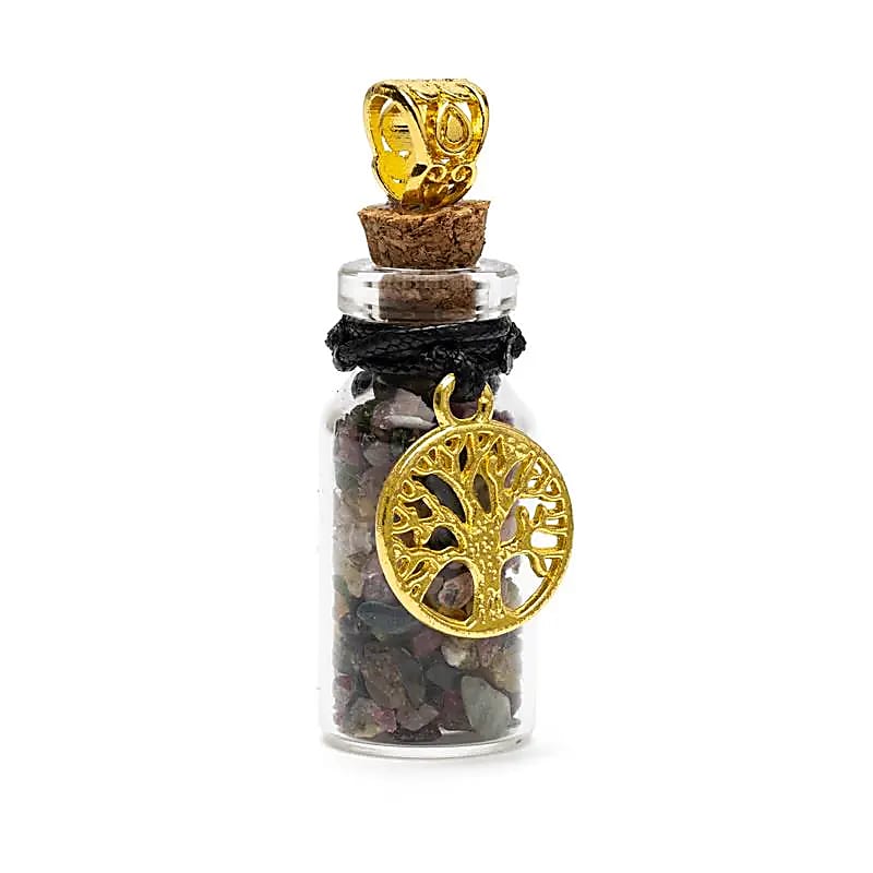 bottle-pendant-black-tourmaline-Tree of Life