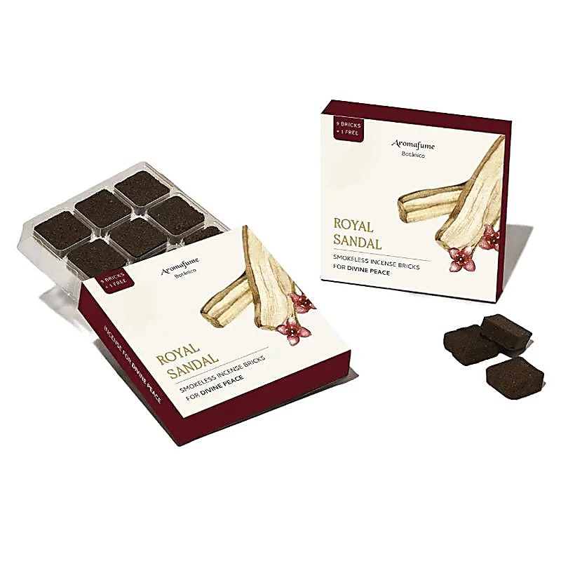 Aromafume-incense-bricks-Royal-Sandal-10-pcs-smokeless