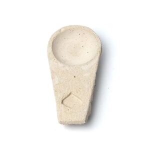 Sagrada-Madre-cement-incense-burner-pastel-yellow