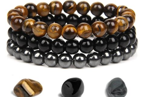 Tiger Eye-Onyx-Hematite-bracelet-8.mm
