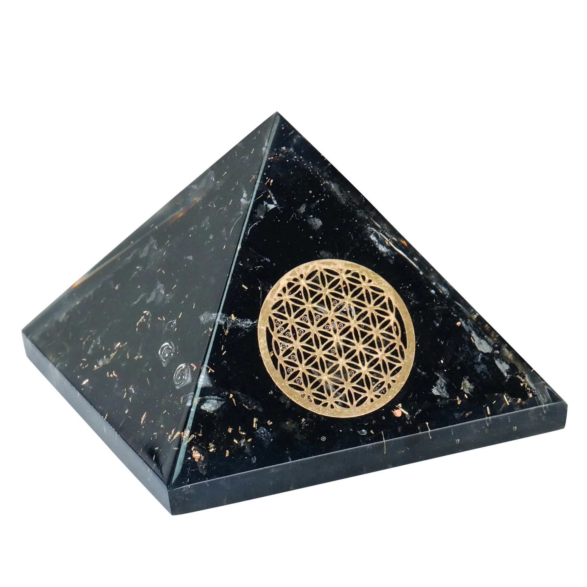 Orgonite-Pyramid-turmaline-Flower-Of-Life-70-mm