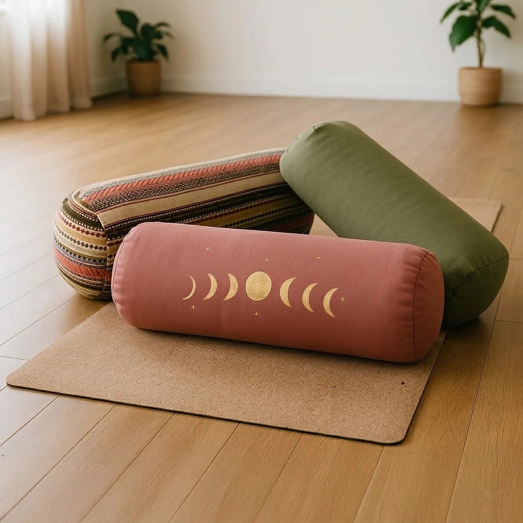 Yogi-Yogini-yga-bolster-Pure-Cotton-for-yoga-meditation