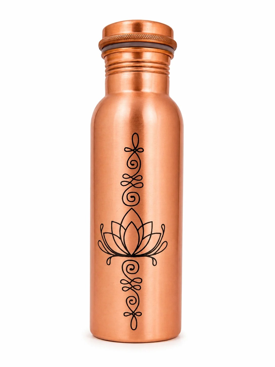 xalkino-mpoukali-nerou-me-symvolo-lotus-copper-bottle-500-ml