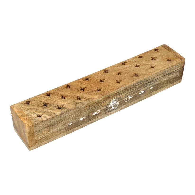 Incense-burner-box-Tree-of-Life-mango-wood-whitewash
