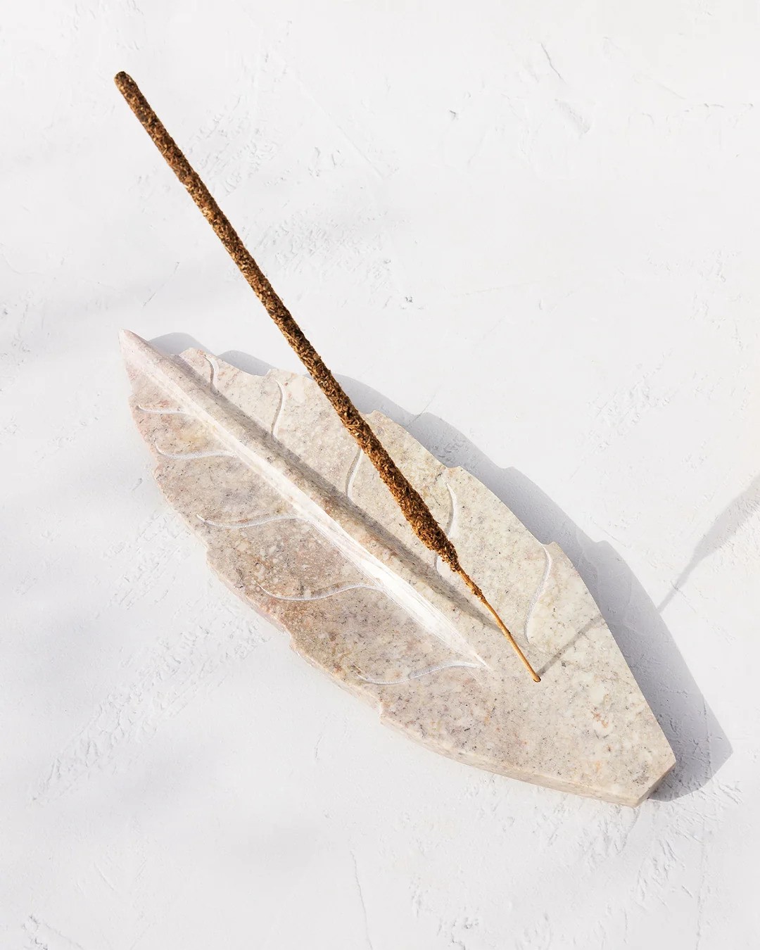 leaf-soapstone-incense-burner-natural-25cm