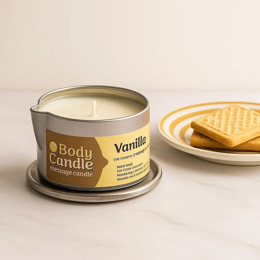 Massage-body-candle-vanilla-and-cookies-handmade-100ml