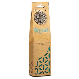 Organic-Goodness-white-sage-incense-cones-burner