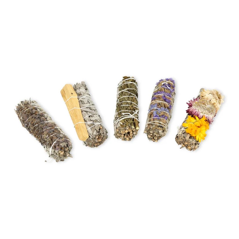 White-sage-assorted-herbal-smudge-set-of-5-pcs
