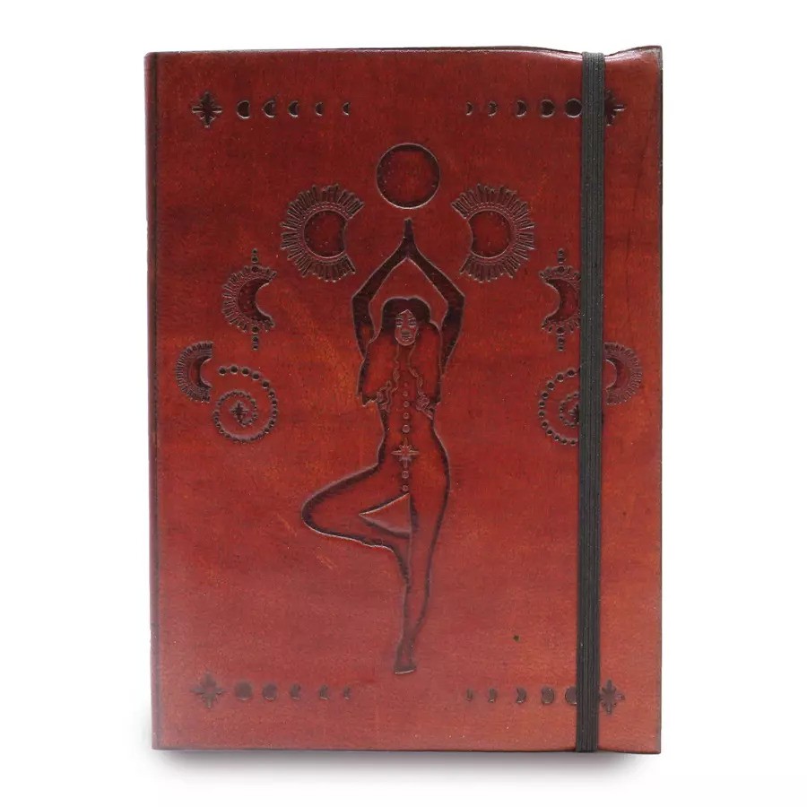 handmade-leather-notebook-cosmic-goddess-20.5x15.5x2.5cm